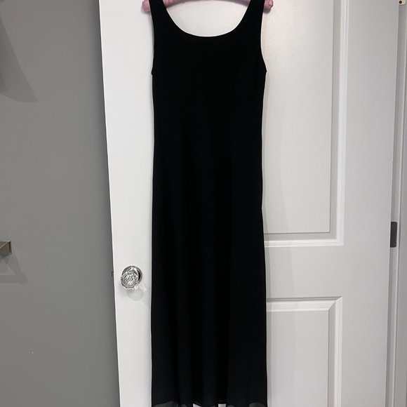 Virgo Petite Black Sleeveless Dress Size 6 - Picture 2 of 9